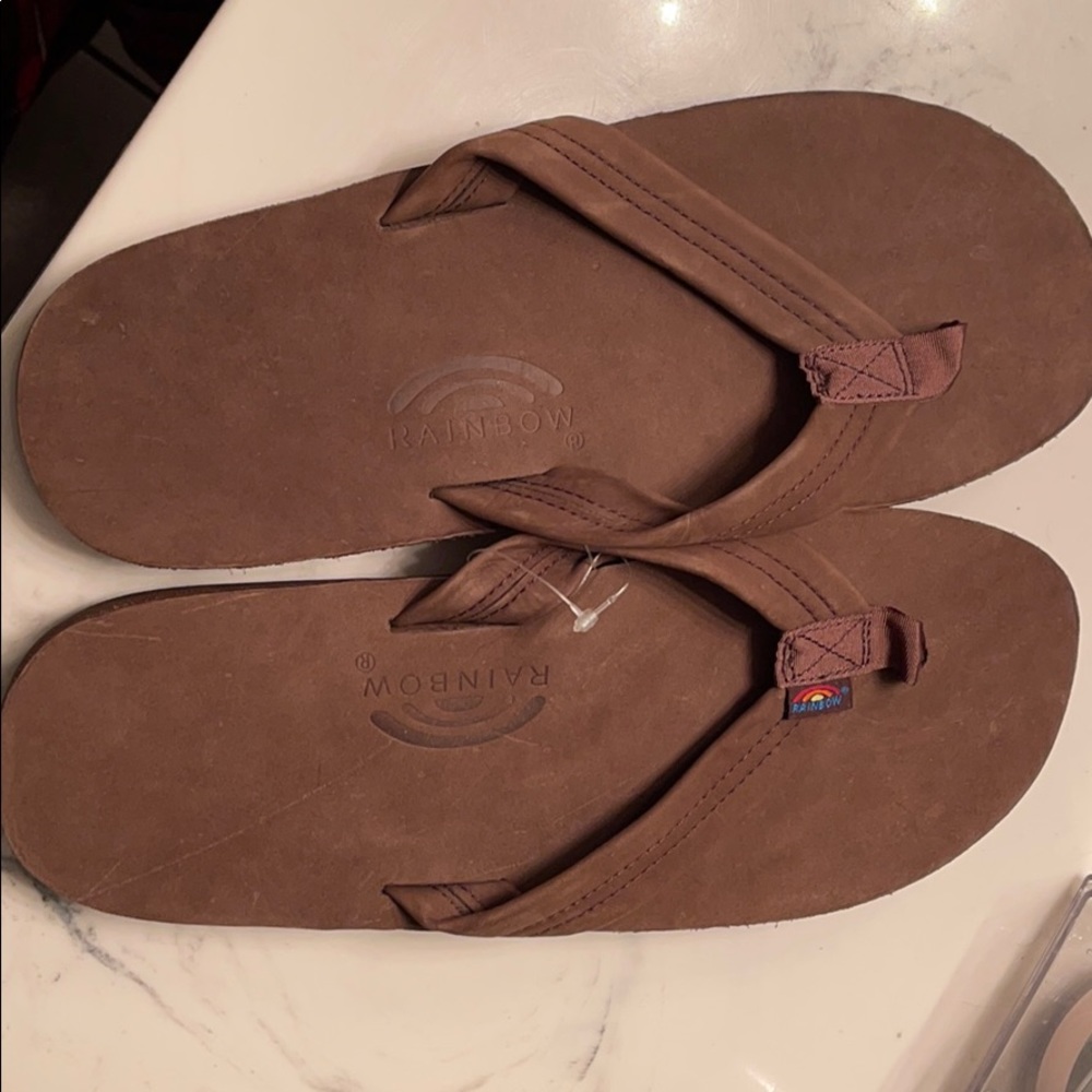 Brand New Men’s Rainbow Flip flops